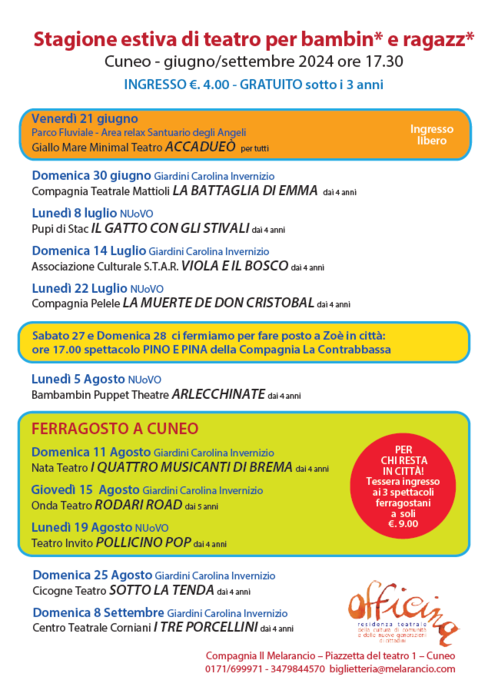 INCANTI IN CITTÀ - GIUGNO
